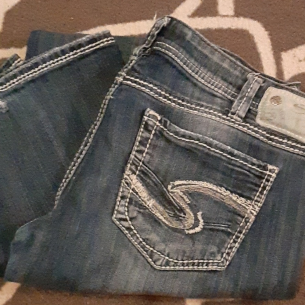 Silver jeans